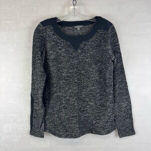 L.L.Bean Signature Marled Wool Side Zip Sweater Sz. XS